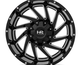 Hardrock Offroad Crusher Aluminum Wheel 20x10 5x150 | 5x139.7 | 5x5.5 -19 110.3 Gloss Black Milled