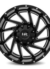 Hardrock Offroad Crusher Aluminum Wheel 20x10 5x150 | 5x139.7 | 5x5.5 -19 110.3 Gloss Black Milled                                     - H704-201097119GBM - Image 4