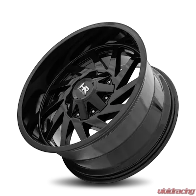 Hardrock Offroad Crusher Aluminum Wheel 20x10 5x150 | 5x139.7 | 5x5.5 -19 110.3 Gloss Black - H704-201097119GB