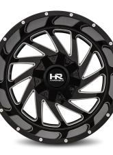 Hardrock Offroad Crusher Aluminum Wheel 20x12 5x127/139.7 -44 87 Gloss Black Milled                                     - H704-201252144GBM - Image 4