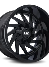 Hardrock Offroad Crusher Aluminum Wheel 20x12 8x170 -44 125.2 Gloss Black                                     - H704-201270144GB - Image 2