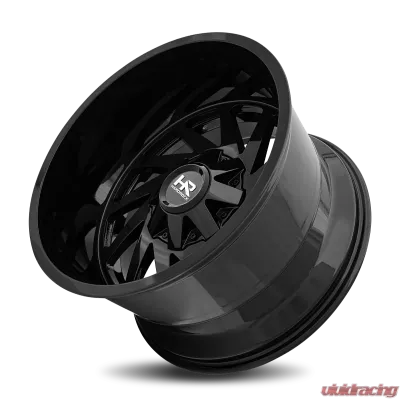 Hardrock Offroad Crusher Aluminum Wheel 20x12 8x170 -44 125.2 Gloss Black - H704-201270144GB