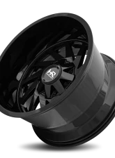 Hardrock Offroad Crusher Aluminum Wheel 20x12 5x150 | 5x139.7 | 5x5.5 -44 110.3 Gloss Black                                     - H704-201297144GB - Image 4
