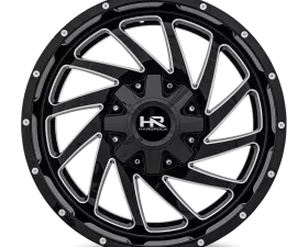 Hardrock Offroad Crusher Aluminum Wheel 20x9 5x127/139.7 0 87 Gloss Black Milled