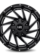Hardrock Offroad Crusher Aluminum Wheel 20x9 8x170 0 125.2 Gloss Black Milled                                     - H704-209070000GBM - Image 4