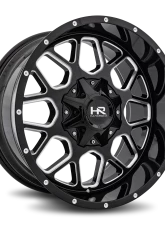 Hardrock Offroad Gunner Aluminum Wheel 20x10 6x135/139.7 -19 108 Gloss Black Milled                                     - H705-201037119GBM - Image 2