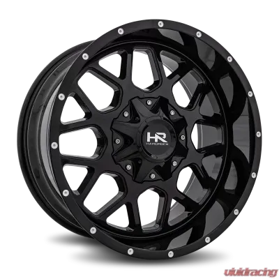 Hardrock Offroad Gunner Aluminum Wheel 20x10 6x135/139.7 -19 108 Gloss Black - H705-201037119GB