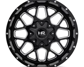 Hardrock Offroad Gunner Aluminum Wheel 20x10 5x127/139.7 -19 87 Gloss Black Milled