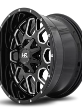 Hardrock Offroad Gunner Aluminum Wheel 20x10 5x127/139.7 -19 87 Gloss Black Milled                                     - H705-201052119GBM - Image 3