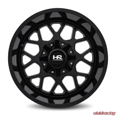 Hardrock Offroad Gunner Aluminum Wheel 20x12 6x135/139.7 -44 108 Gloss Black - H705-201237144GB