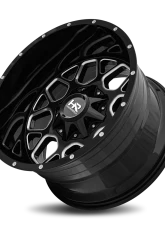 Hardrock Offroad Gunner Aluminum Wheel 20x12 6x135/139.7 -44 108 Gloss Black Milled                                     - H705-201237144GBM - Image 4