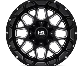 Hardrock Offroad Gunner Aluminum Wheel 20x12 5x127/139.7 -44 87 Gloss Black Milled