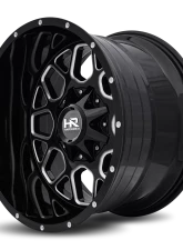 Hardrock Offroad Gunner Aluminum Wheel 20x12 5x127/139.7 -44 87 Gloss Black Milled                                     - H705-201252144GBM - Image 3