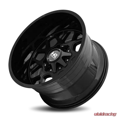 Hardrock Offroad Gunner Aluminum Wheel 20x12 5x127/139.7 -44 87 Gloss Black - H705-201252144GB