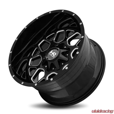 Hardrock Offroad H705-201297144GBM Gunner 20x12 Aluminum
