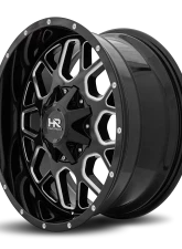 Hardrock Offroad Gunner Aluminum Wheel 20x9 5x127/139.7 0 87 Gloss Black Milled                                     - H705-209052000GBM - Image 3