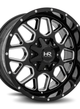Hardrock Offroad Gunner Aluminum Wheel 20x9 6x120/139.7 0 78.1 Gloss Black Milled                                     - H705-209094000GBM - Image 2