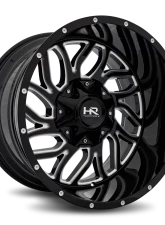 Hardrock Offroad Destroyer Aluminum Wheel 20x12 6x135/139.7 -51 108 Gloss Black Milled                                     - H707-201237151GBM - Image 2