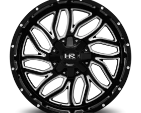 Hardrock Offroad Destroyer Aluminum Wheel 22x10 8x165.1 -25 125.2 Gloss Black Milled