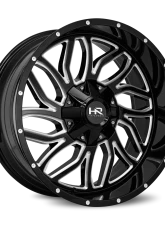 Hardrock Offroad Destroyer Aluminum Wheel 22x10 8x165.1 -25 125.2 Gloss Black Milled                                     - H707-221081125GBM - Image 2