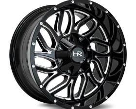 Hardrock Offroad Destroyer Wheel 20x10 5x127/139.7 -19 87 Gloss Black Milled