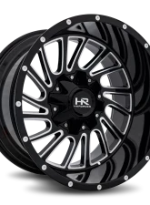 Hardrock Offroad Overdrive Aluminum Wheel 20x12 6x135/139.7 -51 108 Gloss Black Milled                                     - H708-201237151GBM - Image 2