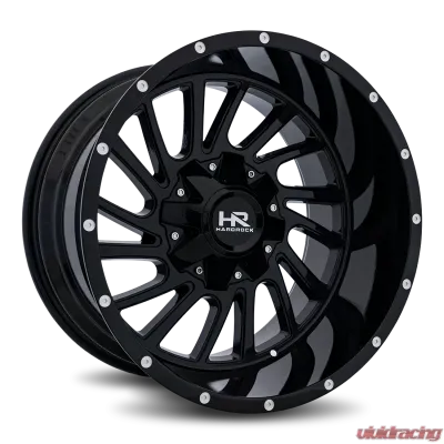 Hardrock Offroad Overdrive Aluminum Wheel 20x12 5x127/139.7 -51 87 Gloss Black - H708-201252151GB