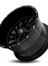 Hardrock Offroad Overdrive Aluminum Wheel 20x12 5x127/139.7 -51 87 Gloss Black                                     - H708-201252151GB - Image 4