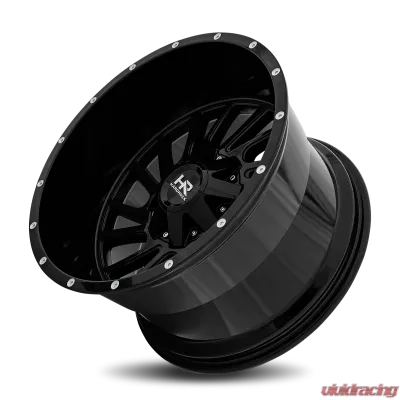 Hardrock Offroad Overdrive Aluminum Wheel 20x12 5x127/139.7 -51 87 Gloss Black - H708-201252151GB