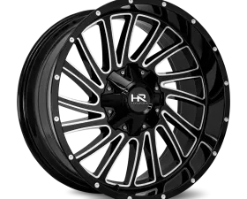Hardrock Offroad Overdrive Wheel 22x10 5x127/139.7 -25 87 Gloss Black Milled