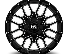 Hardrock Offroad Commander Aluminum Wheel 20x10 6x135/139.7 -19 108 Gloss Black Milled