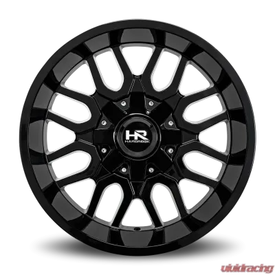 Hardrock Offroad Commander Aluminum Wheel 20x12 6x135/139.7 -51 108 Gloss Black - H709-201237151GB