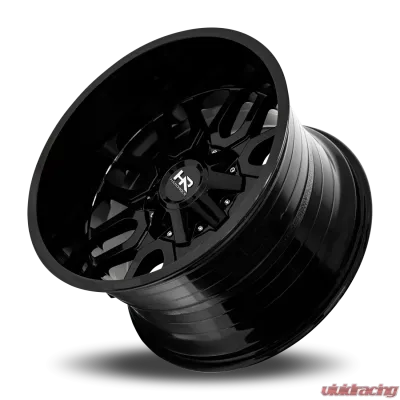 Hardrock Offroad Commander Aluminum Wheel 20x12 6x135/139.7 -51 108 Gloss Black - H709-201237151GB