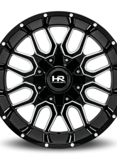 Hardrock Offroad Commander Aluminum Wheel 20x12 5x127/139.7 -51 87 Gloss Black Milled                                     - H709-201252151GBM - Image 4
