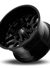 Hardrock Offroad Commander Aluminum Wheel 20x12 5x127/139.7 -51 87 Gloss Black                                     - H709-201252151GB - Image 4