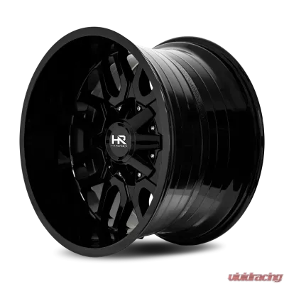 Hardrock Offroad Commander Aluminum Wheel 20x12 8x165.1 -51 125.2 Gloss Black - H709-201281151GB