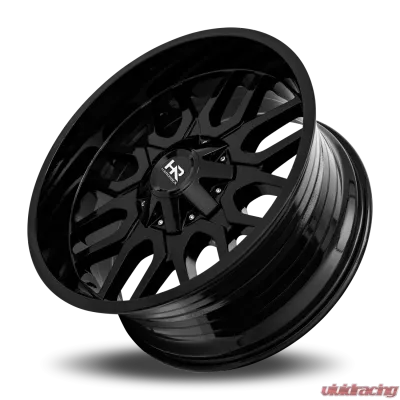 Hardrock Offroad Commander Aluminum Wheel 22x10 6x135/139.7 -25 108 Gloss Black - H709-221037125GB