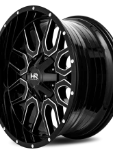 Hardrock Offroad Commander Aluminum Wheel 22x10 5x150 | 5x139.7 | 5x5.5 -19 108 Gloss Black Milled                                     - H709-221097119GBM - Image 3