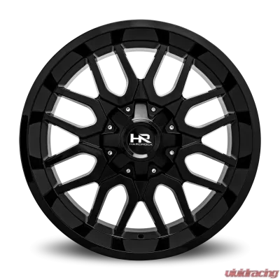 Hardrock Offroad Commander Aluminum Wheel 22x10 5x150 | 5x139.7 | 5x5.5 -25 110.3 Gloss Black - H709-221097125GB
