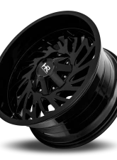 Hardrock Offroad Attack Aluminum Wheel 20x10 5x127/139.7 -19 87 Gloss Black                                     - H710-201052119GB - Image 4