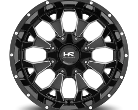 Hardrock Offroad Devastator Aluminum Wheel 20x12 6x135/139.7 -51 108 Gloss Black Milled