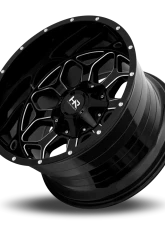 Hardrock Offroad Indestructible Aluminum Wheel 20x12 5x127/139.7 -51 87 Gloss Black Milled                                     - H712-201252151GBM - Image 4