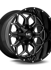 Hardrock Offroad Indestructible Aluminum Wheel 20x12 5x150 | 5x139.7 | 5x5.5 -51 110.3 Gloss Black Milled                                     - H712-201297151GBM - Image 2