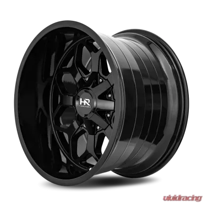 Hardrock Offroad Indestructible Aluminum Wheel 22x10 5x127/139.7 -25 87 Gloss Black - H712-221052125GB