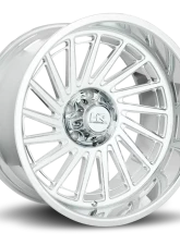 Hardrock Offroad H905 Aluminum Wheel 22x12 8x180 -51 124.3 Polish - Left Hand                                     - H905-221278151PL - Image 2
