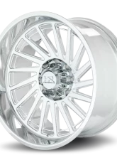 Hardrock Offroad H905 Aluminum Wheel 24x12 8x180 -51 124.3 Polish - Right Hand                                     - H905-241278151PR - Image 3