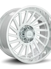 Hardrock Offroad H905 Aluminum Wheel 24x12 8x165.1 -51 125.2 Polish - Left Hand                                     - H905-241281151PL - Image 2