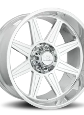 Hardrock Offroad H906 Aluminum Wheel 24x12 8x170 -51 125.2 Polish                                     - H906-241270151P - Image 2