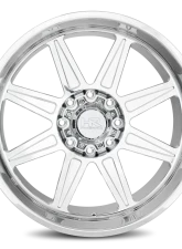 Hardrock Offroad H906 Aluminum Wheel 24x12 8x180 -51 124.3 Polish                                     - H906-241278151P - Image 4