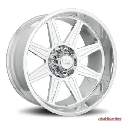 Hardrock Offroad H906 Aluminum Wheel 24x12 8x180 -51 124.3 Polish - H906-241278151P